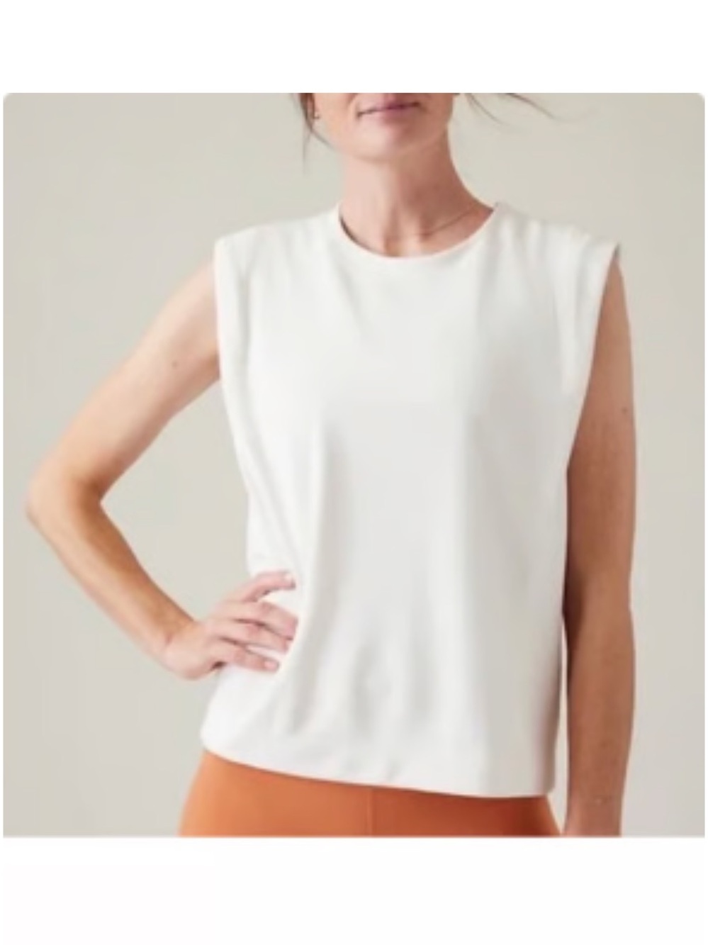NWT Athleta Seasoft Tank Sweatshirt